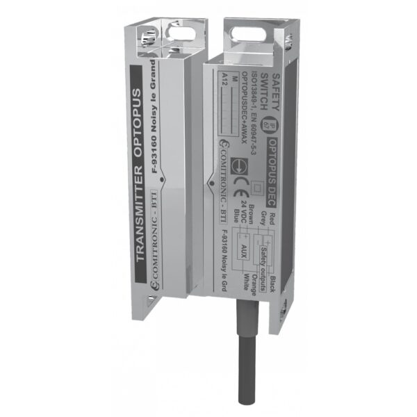 Optopus-dec-1-600x600 Comitronic OPTOPUS DEC | Miniature Non-autonomous Safety Switch - Image 1